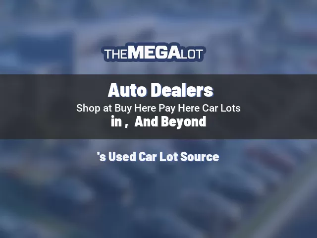  Auto Dealers