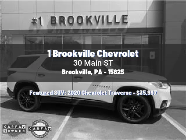 1 Brookville Chevrolet