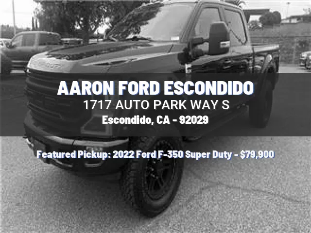 AARON FORD ESCONDIDO