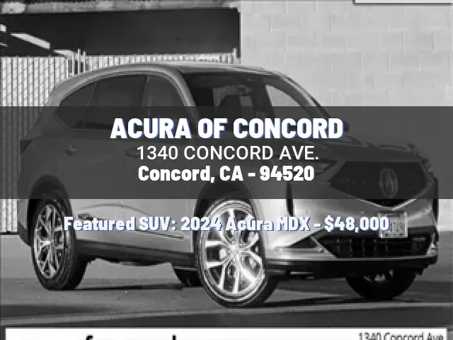 ACURA OF CONCORD