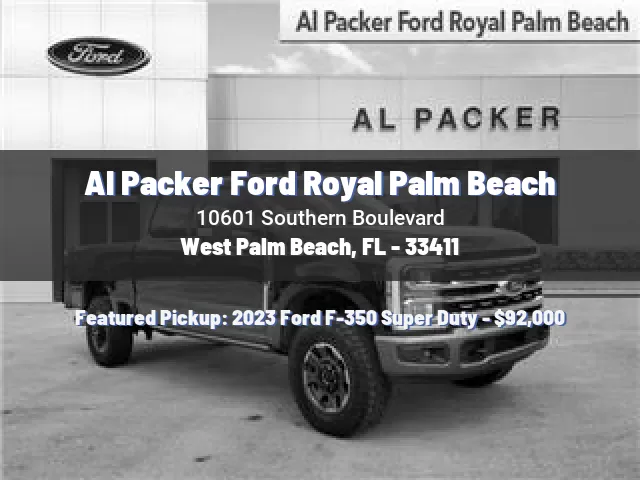 Al Packer Ford Royal Palm Beach