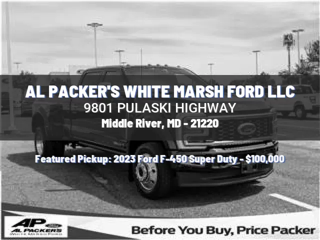 AL PACKER'S WHITE MARSH FORD LLC