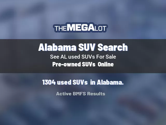 Alabama SUV Search