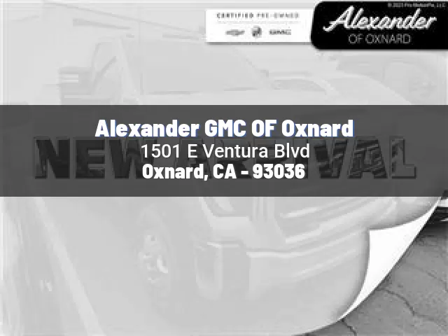 Alexander GMC OF Oxnard