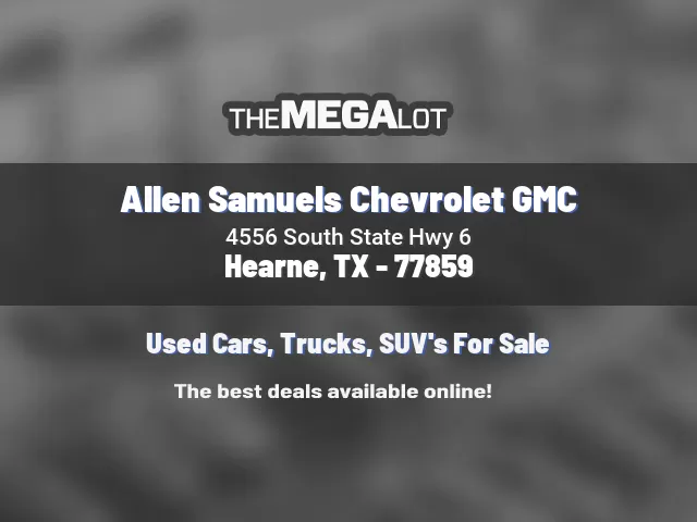 Allen Samuels Chevrolet GMC