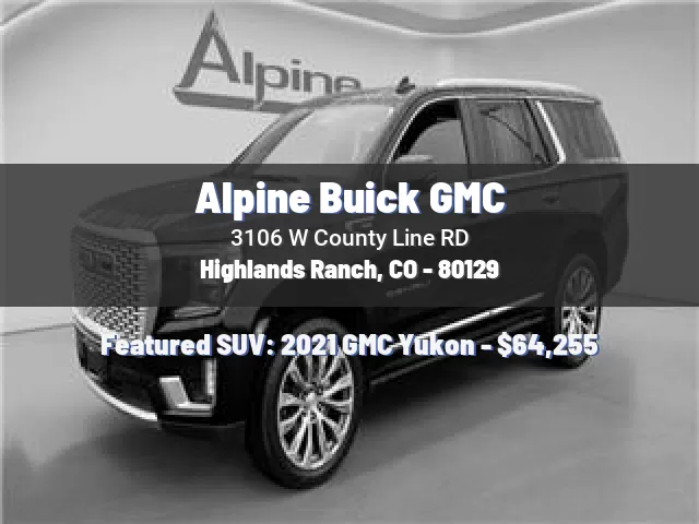 Alpine Buick GMC