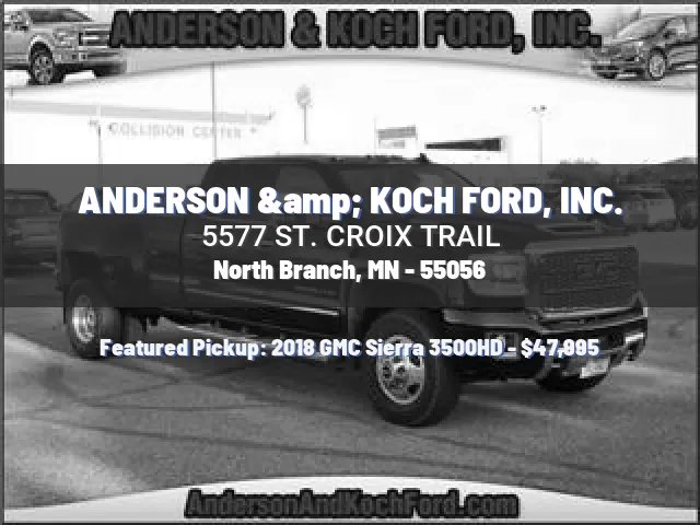 ANDERSON & KOCH FORD, INC.