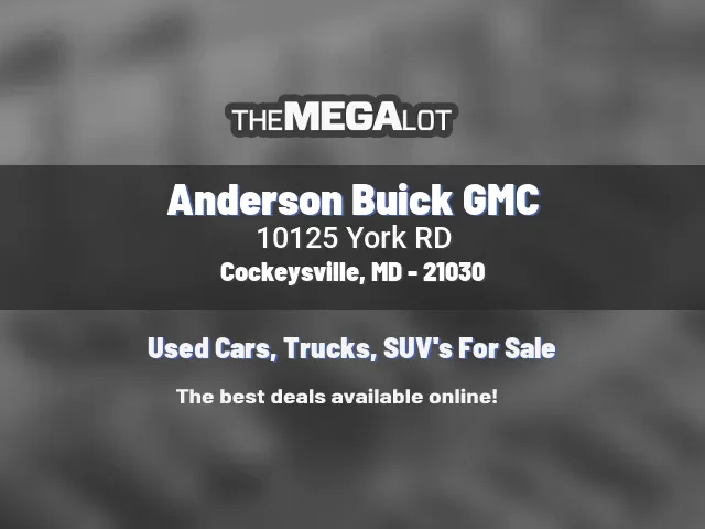 Anderson Buick GMC