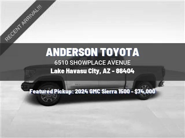 ANDERSON TOYOTA