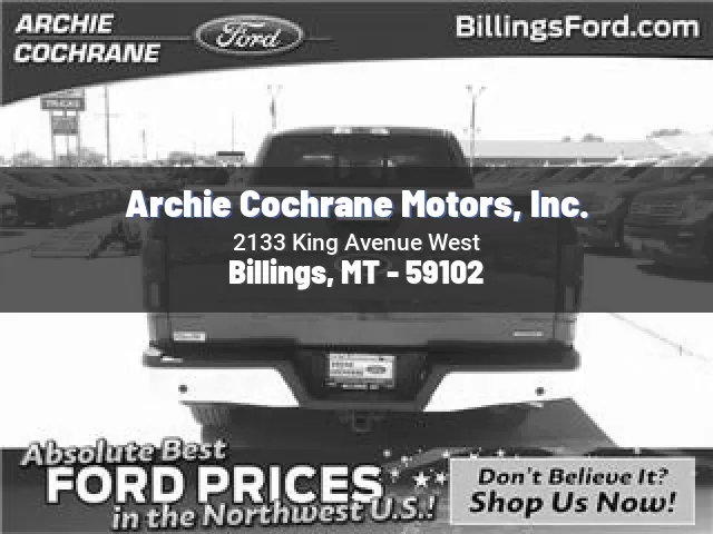 Archie Cochrane Motors, Inc.