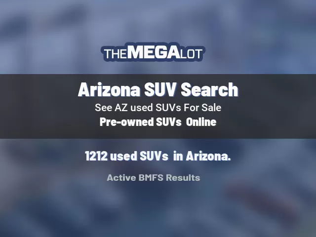 Arizona SUV Search