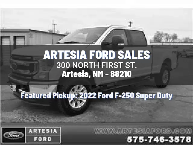 ARTESIA FORD SALES