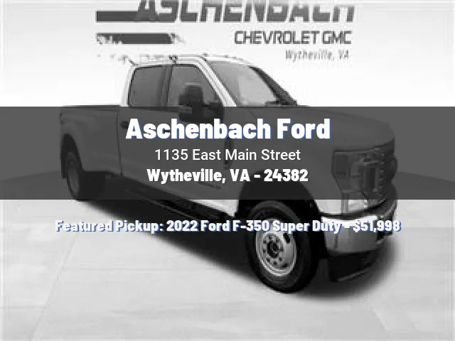 Aschenbach Ford