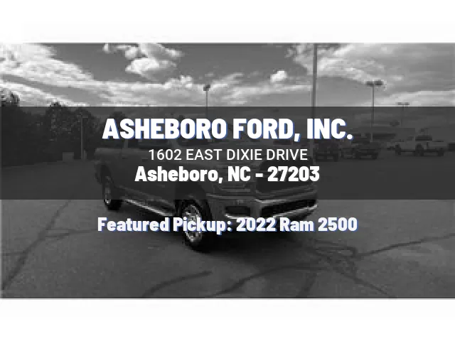 ASHEBORO FORD, INC.