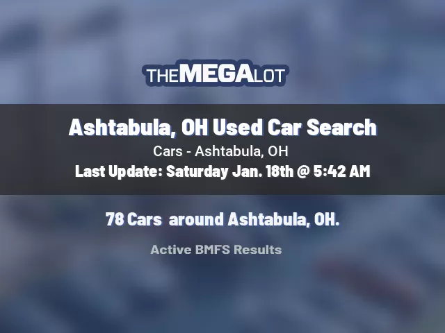 Ashtabula, OH Used Car Search