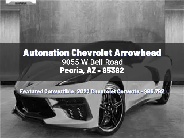 Autonation Chevrolet Arrowhead