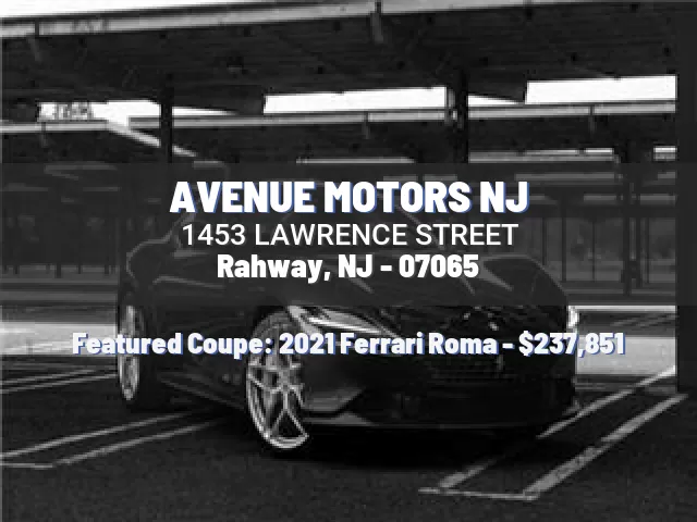 AVENUE MOTORS NJ