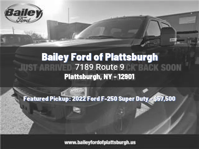 Bailey Ford of Plattsburgh