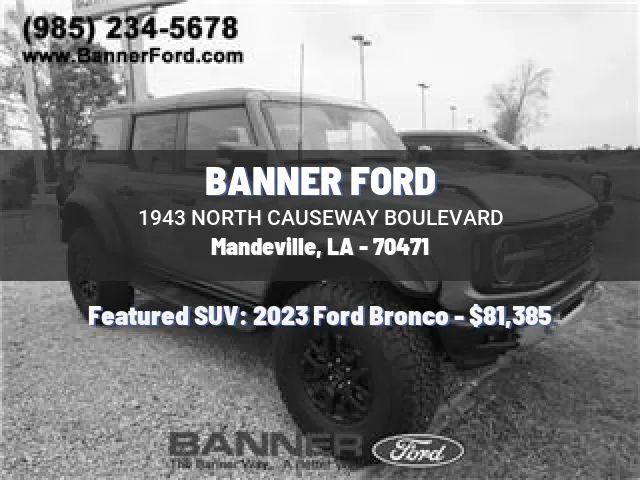 BANNER FORD