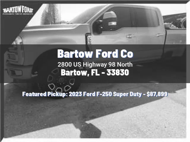 Bartow Ford Co