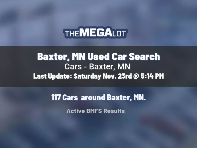 Baxter, MN Used Car Search