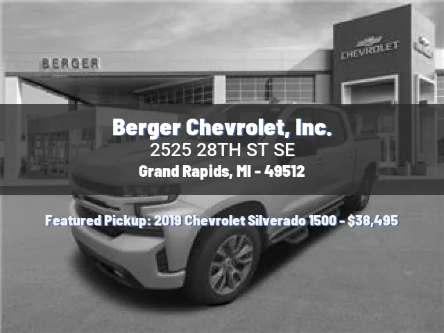 Berger Chevrolet, Inc.