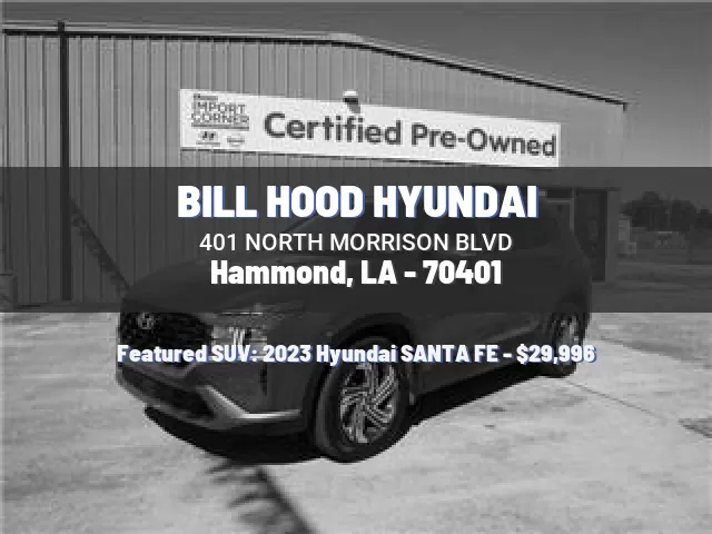 BILL HOOD HYUNDAI