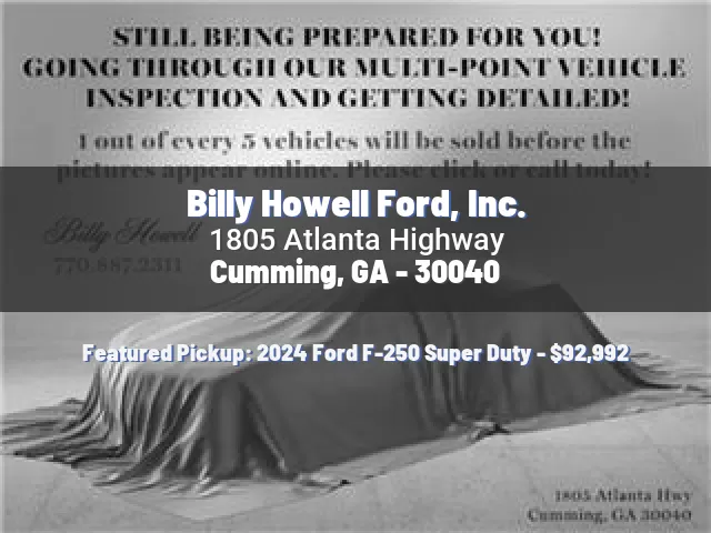 Billy Howell Ford, Inc.