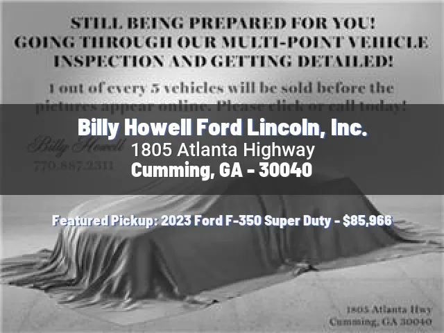 Billy Howell Ford Lincoln, Inc.