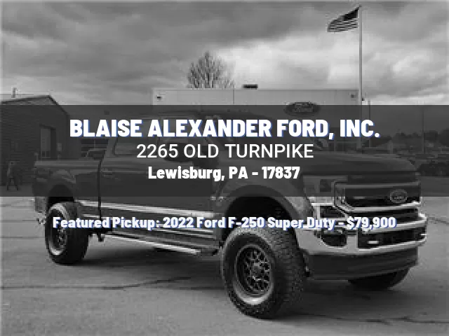 BLAISE ALEXANDER FORD, INC.