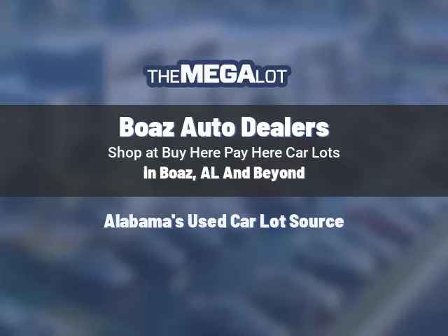 Boaz Auto Dealers