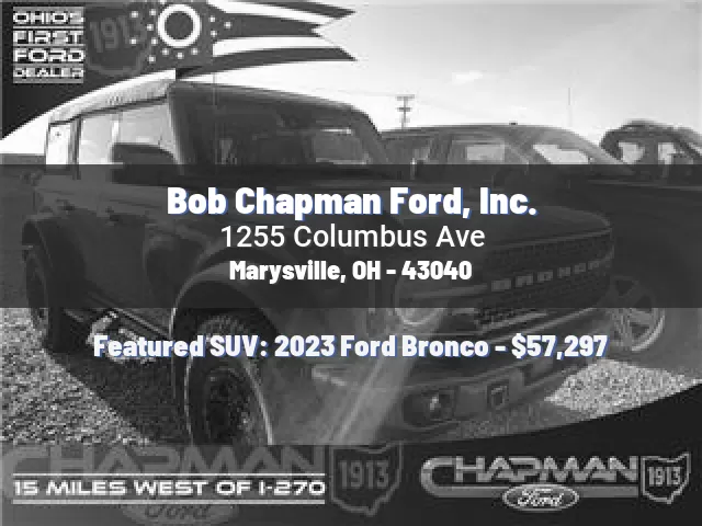 Bob Chapman Ford, Inc.