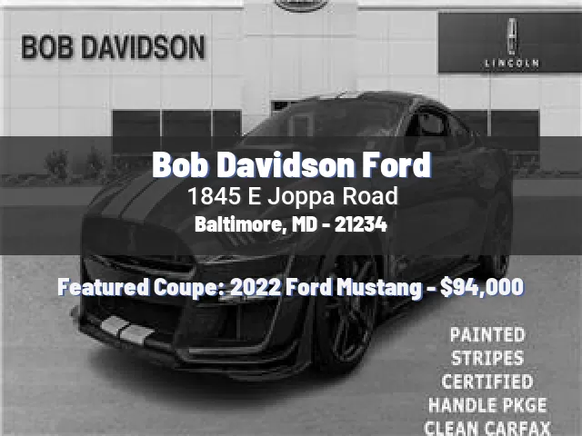 Bob Davidson Ford