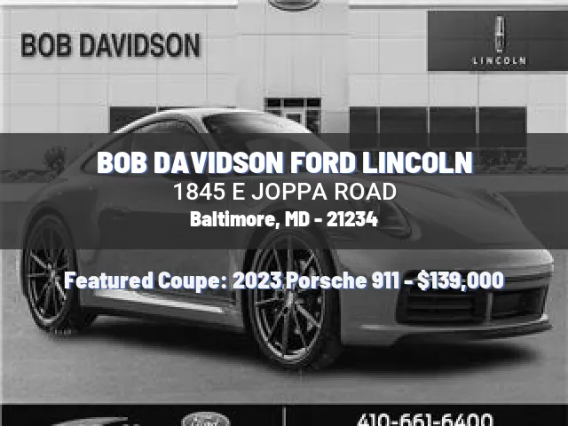 BOB DAVIDSON FORD LINCOLN