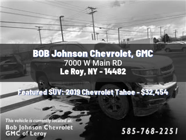 BOB Johnson Chevrolet, GMC