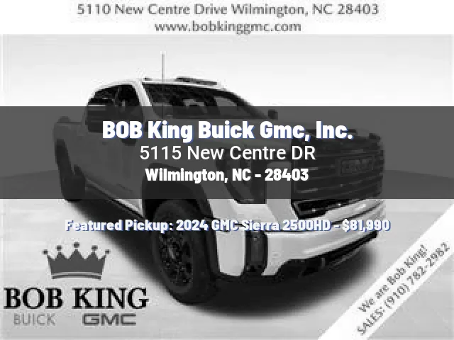 BOB King Buick Gmc, Inc.