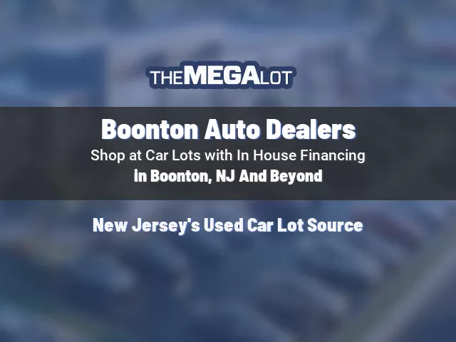 Boonton Auto Dealers