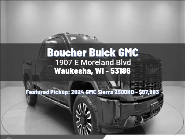 Boucher Buick GMC