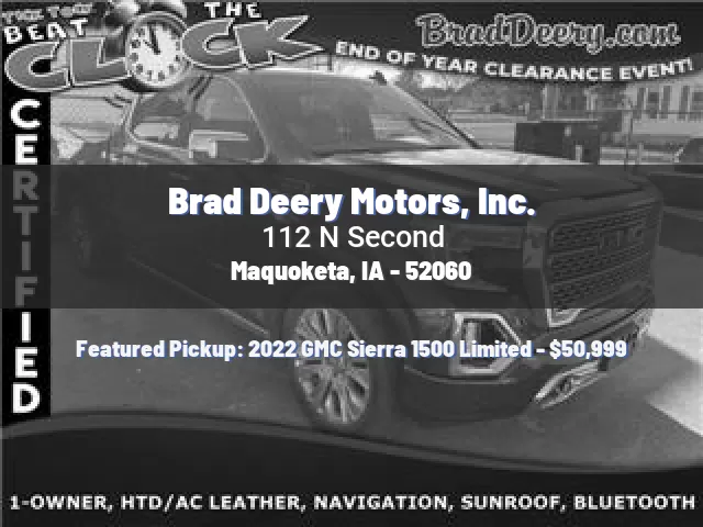 Brad Deery Motors, Inc.