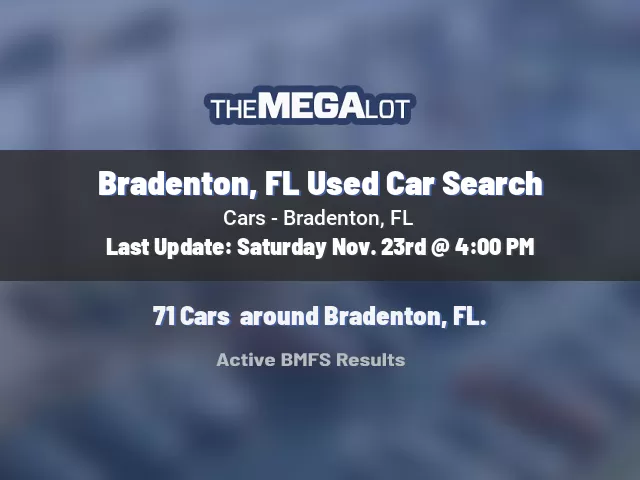 Bradenton, FL Used Car Search