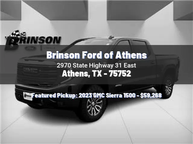 Brinson Ford of Athens