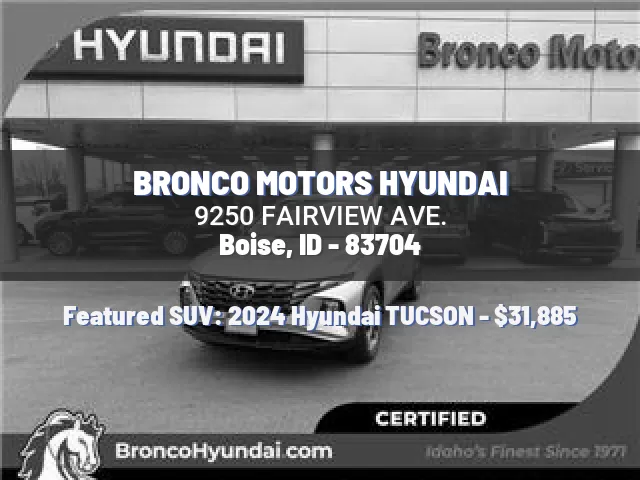 BRONCO MOTORS HYUNDAI