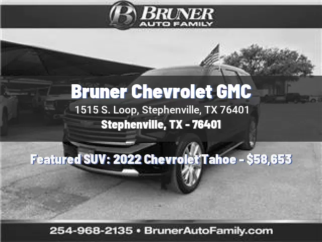 Bruner Chevrolet GMC