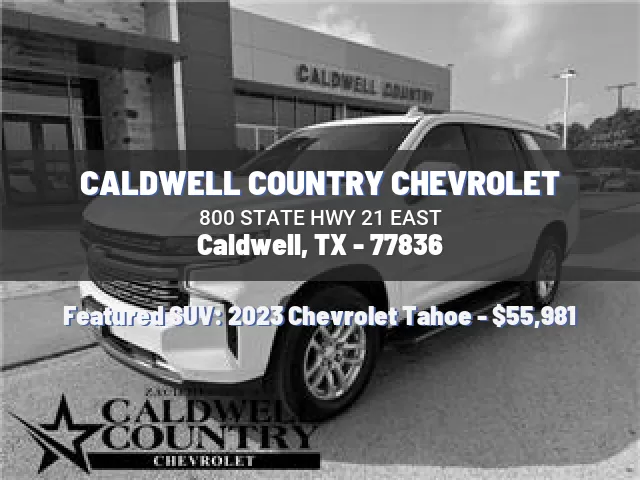 CALDWELL COUNTRY CHEVROLET