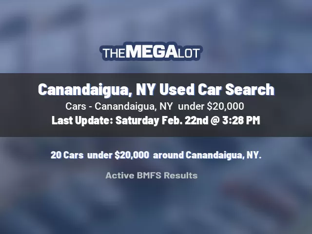 Canandaigua, NY Used Car Search