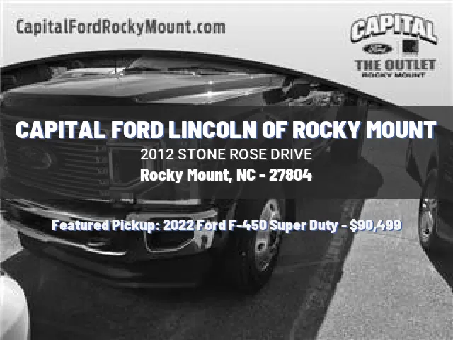 CAPITAL FORD LINCOLN OF ROCKY MOUNT