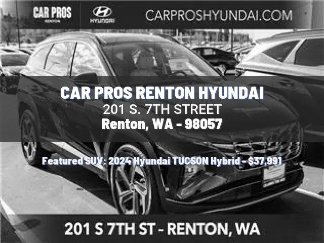 CAR PROS RENTON HYUNDAI