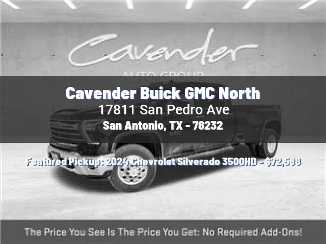 Cavender Buick GMC North