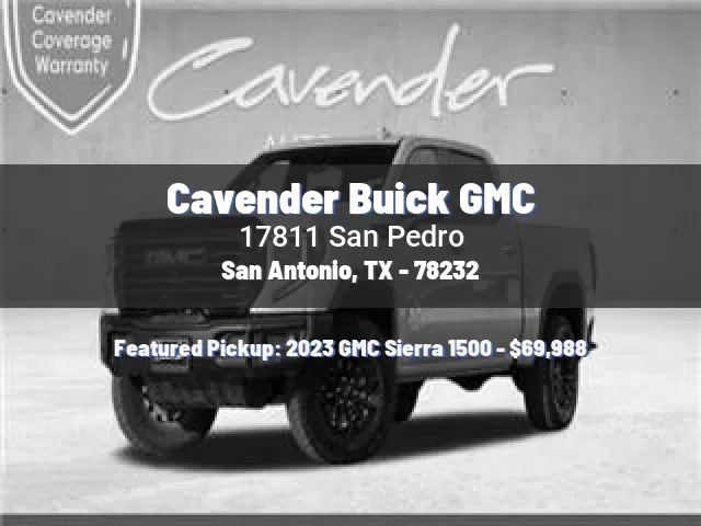 Cavender Buick GMC