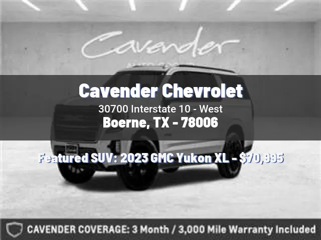 Cavender Chevrolet